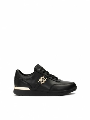 Kazar Bahia Sneakers Dam Svarta Guld | 210WOBVIU