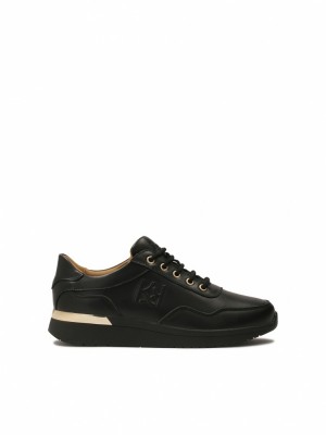 Kazar Bahia Sneakers Dam Svarta Guld | 975ILOVBE