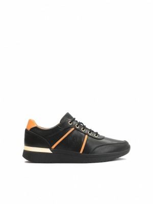 Kazar Bahia Sneakers Dam Svarta Orange | 412GKUDOA