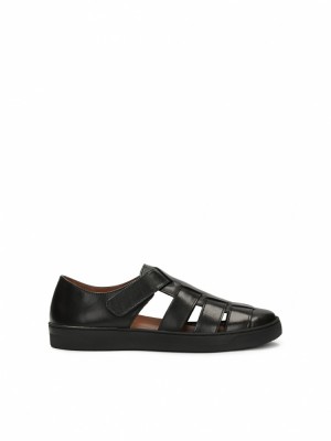 Kazar Bretton Sandaler Herr Svarta | 204KJWCOA