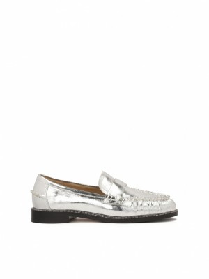 Kazar Cahokia Loafers Dam Silver | 983KRNIJG