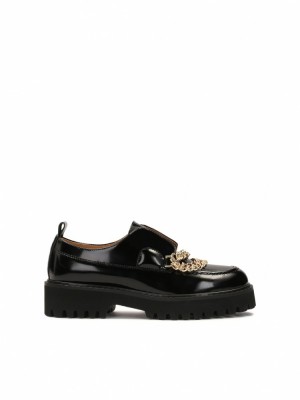 Kazar Essen Loafers Dam Svarta | 089TEMFRA