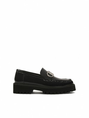 Kazar Essen Loafers Dam Svarta | 709QOSBPU