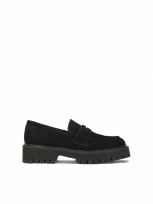 Kazar Essen Loafers Dam Svarta | 792GFPKTQ