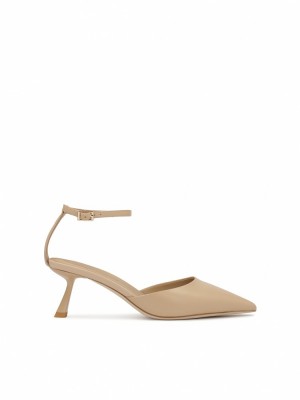 Kazar Flare Klackar Dam Beige | 823LFNXRV