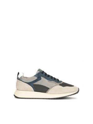 Kazar Kaspian Sneakers Herr Svarta Grå | 620NDACVM