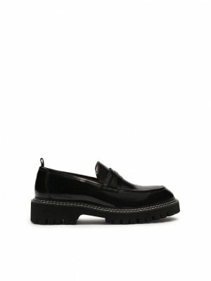 Kazar Ks Bladen Loafers Herr Svarta Vita | 063AEVJIH