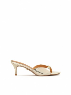 Kazar Lucia Mules Dam Guld | 403XNQVBF