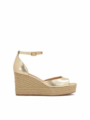 Kazar Macadamia Sandaler Dam Guld | 894YVCKIW