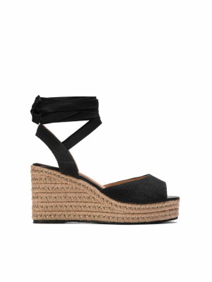Kazar Macadamia Sandaler Dam Svarta | 647TDPKFY