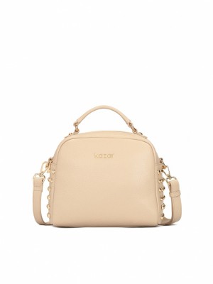 Kazar Nasira Handbags Dam Beige | 014CDJTEA