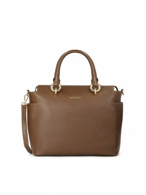 Kazar Nellie L Handbags Dam Mörkbruna | 160USVKEM