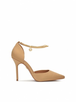 Kazar New Bianca Klackar Dam Beige | 384VBKDXT