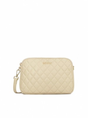 Kazar New Rita Handbags Dam Beige | 319ISHQWV