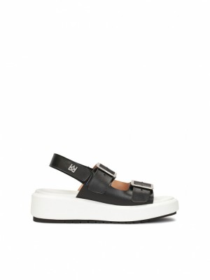 Kazar Perth Sandaler Dam Svarta | 245PFZLXH