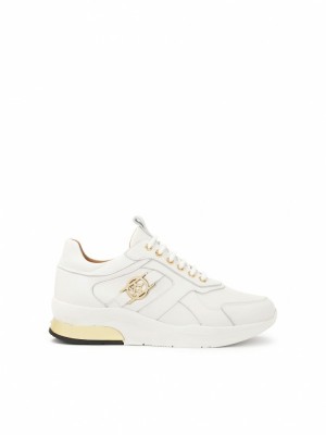 Kazar Talla Sneakers Dam Vita Guld | 650ATBORN