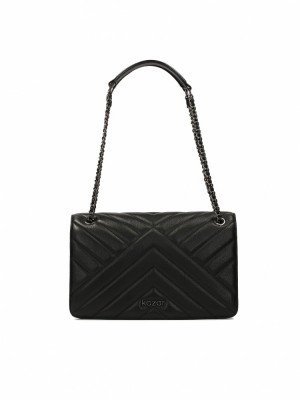 Kazar Tern M Handbags Dam Svarta | 497MTQPEO