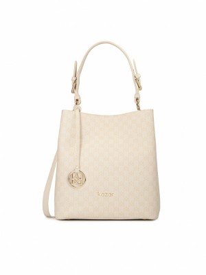 Kazar Victoria Handbags Dam Beige | 048RZUYFS